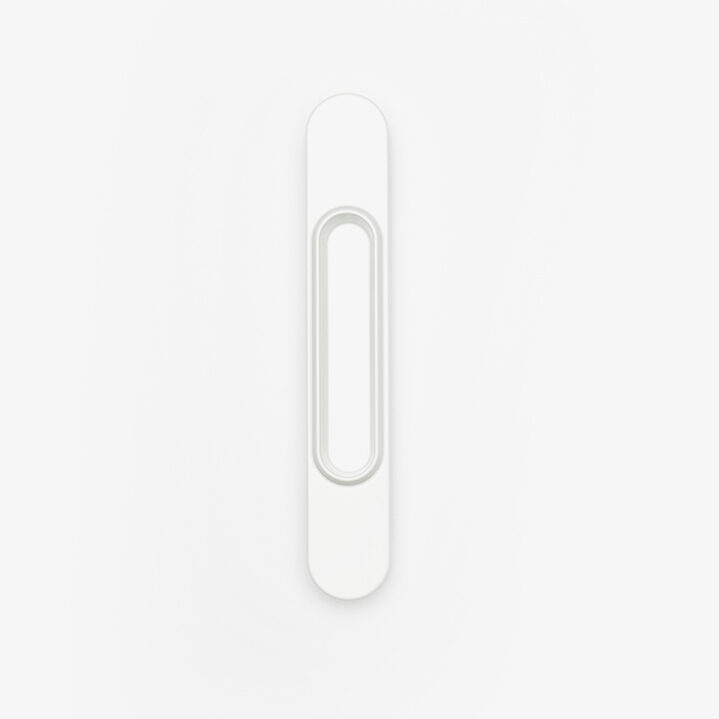 Drahåndtak til skyvedør HVIT